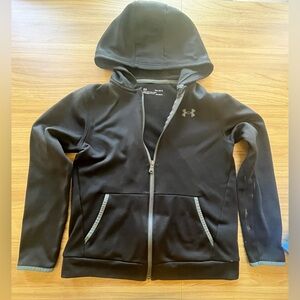 Under Armour Kids Black Full-Zip Jacket